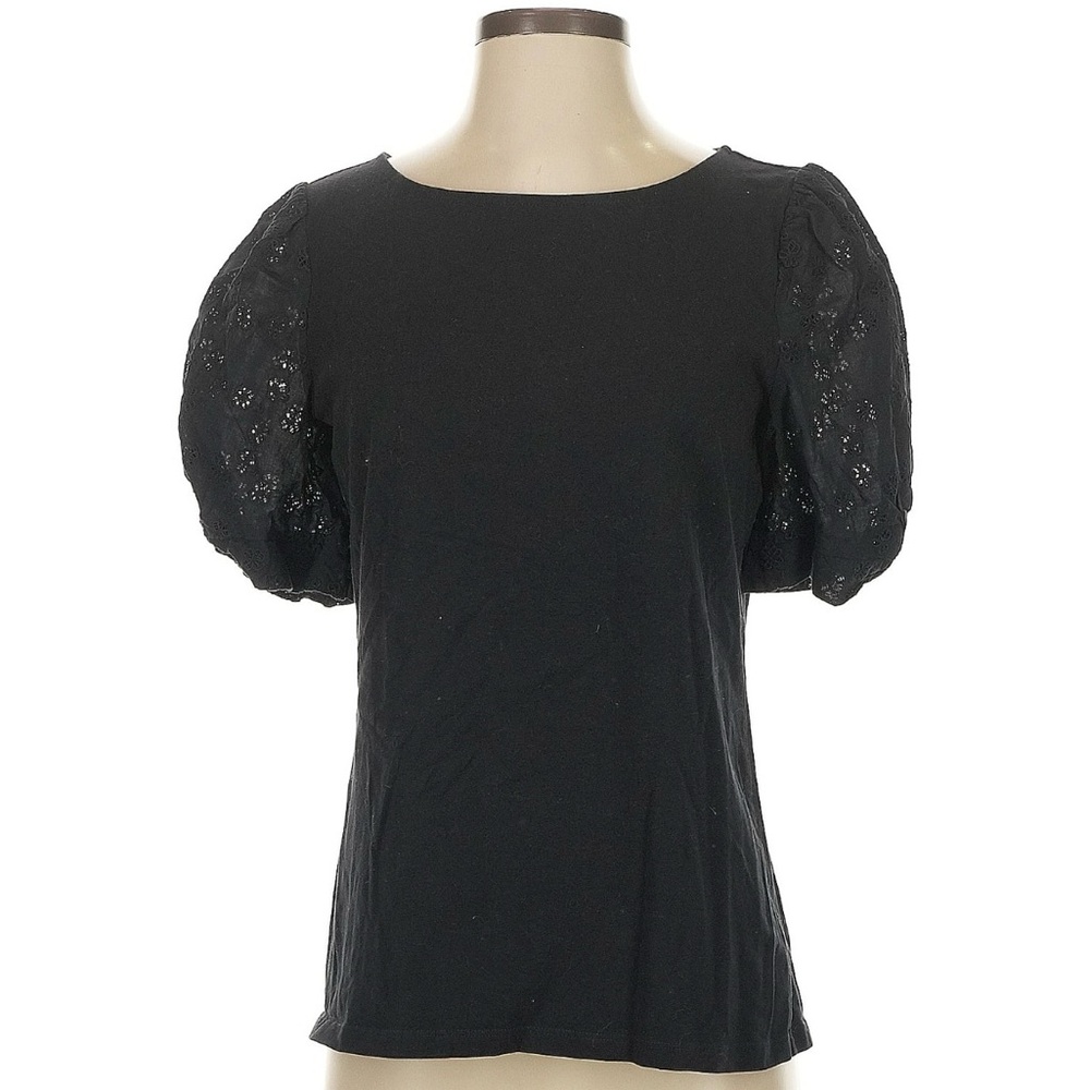 Talbots Eyelet Puff Sleeve Top